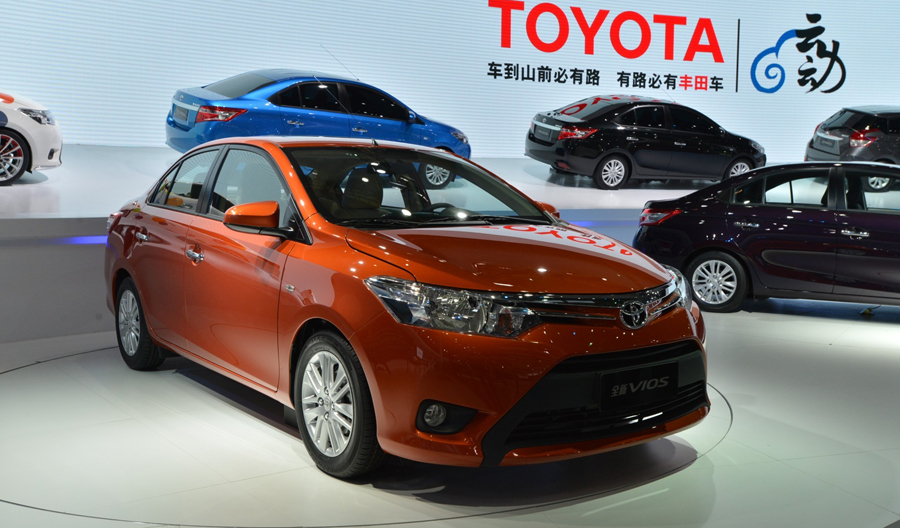 Giá xe Toyota Vios 2016 1.3J, Vios 1.5E, Vios 1.5G tại TPHCM